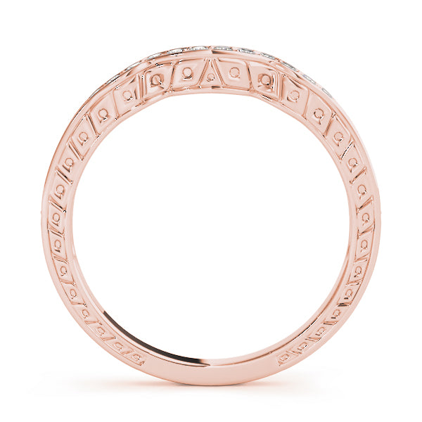 Curved Diamond Wedding Band · 0.17 ct tw