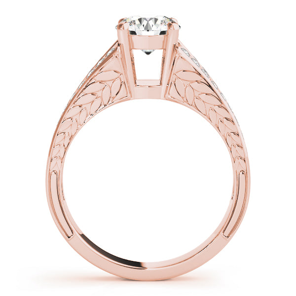 Round Antique Diamond Engagement Ring · 1.24 ct tw