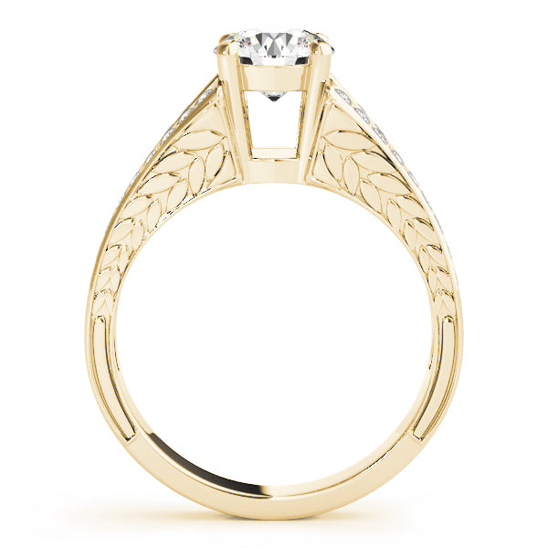 Round Antique Diamond Engagement Ring · 1.24 ct tw