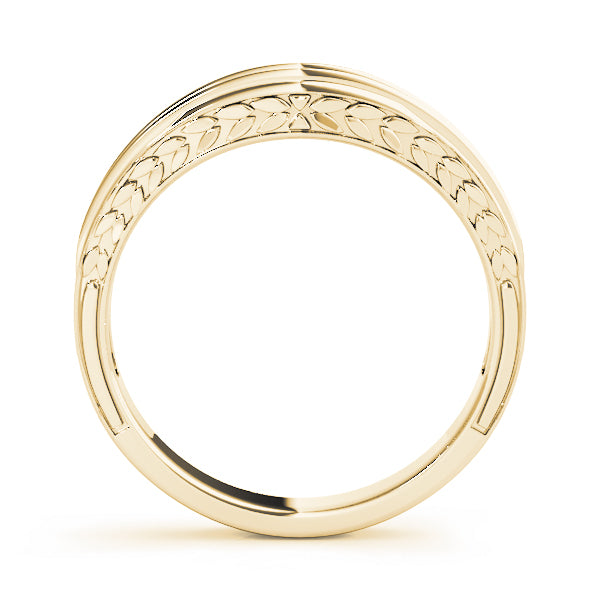 Curved Diamond Wedding Band · 0.14 ct tw