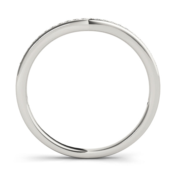 Curved Diamond Wedding Band · 0.16 ct tw