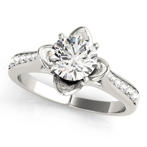 Single Row Prong Set Diamond Engagement Ring · 0.41 ct tw