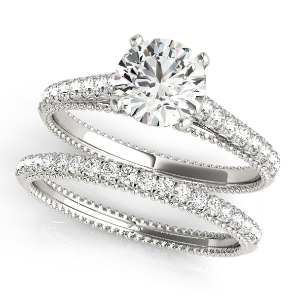 Single Row Prong Set Diamond Engagement Ring · 0.20 ct tw