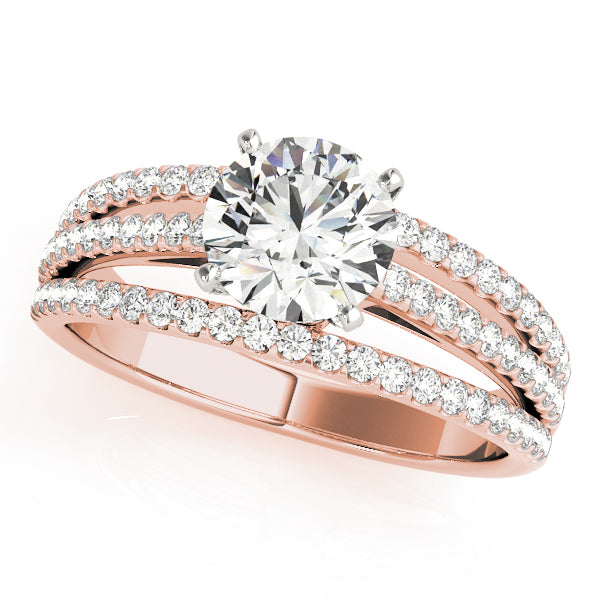 Multi-Row Diamond Engagement Ring · 0.37 ct tw