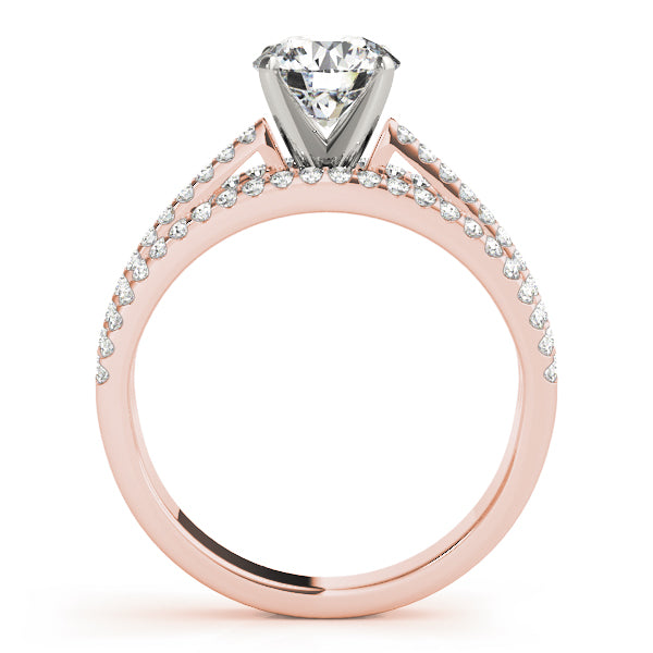 Multi-Row Diamond Engagement Ring · 0.37 ct tw