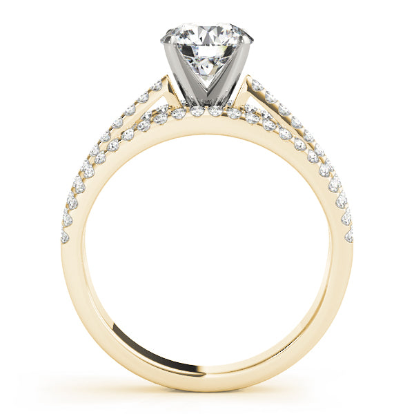 Multi-Row Diamond Engagement Ring · 0.37 ct tw