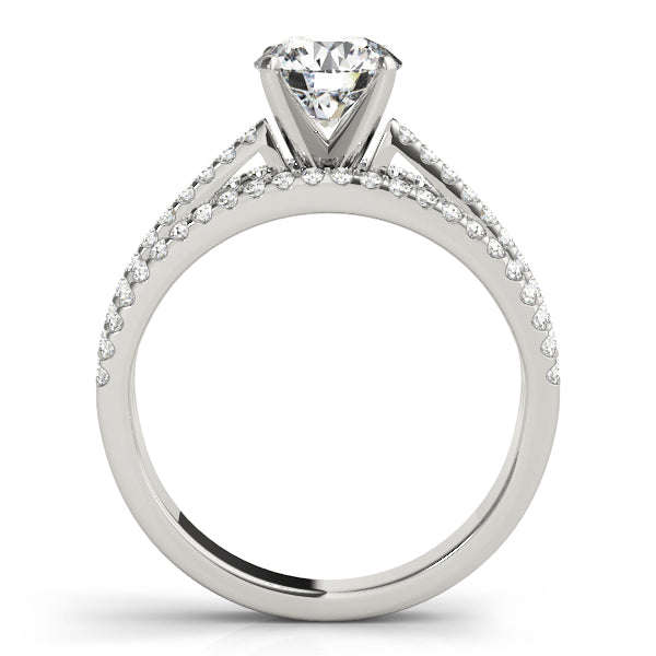 Multi-Row Diamond Engagement Ring · 0.37 ct tw