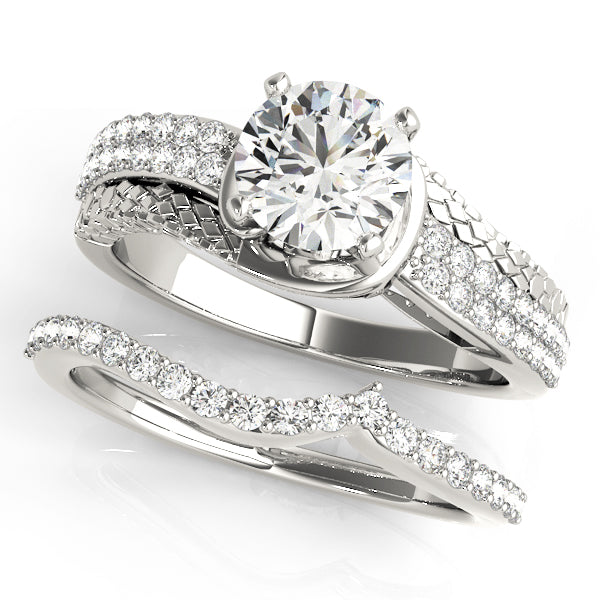Multi-Row Diamond Engagement Ring · 0.26 ct tw