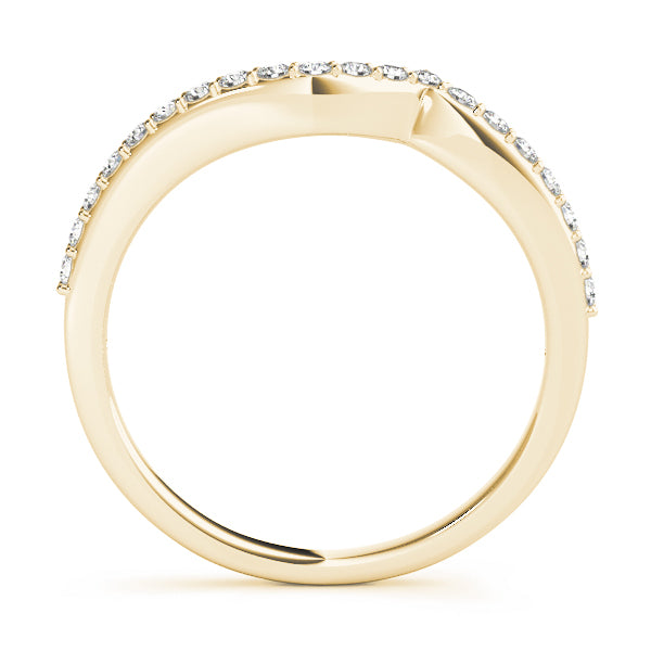 Curved Diamond Wedding Band · 0.20 ct tw