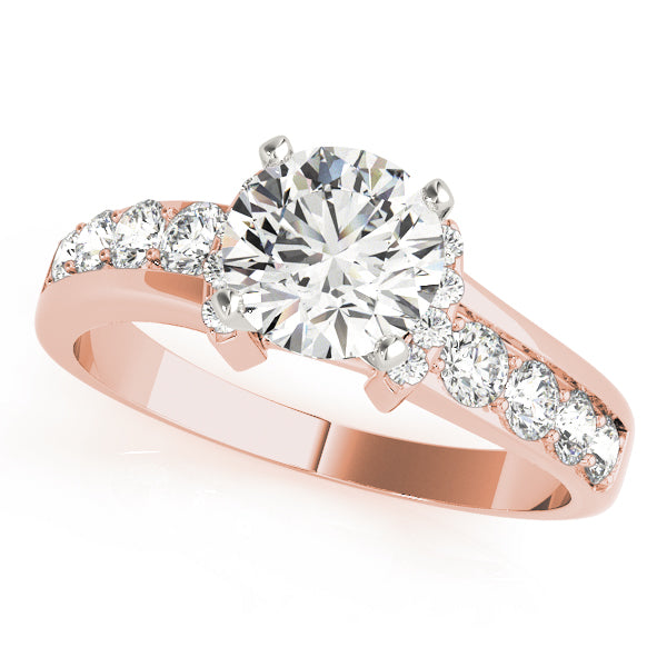 Single Row Prong Set Diamond Engagement Ring · 0.39 ct tw