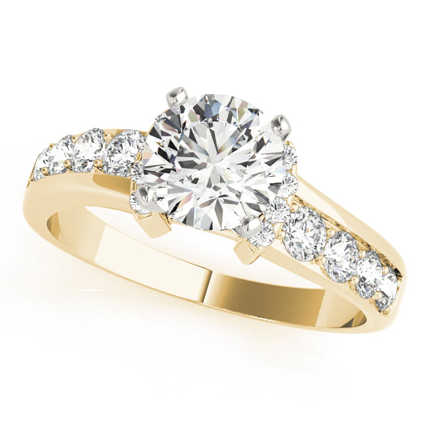 Single Row Prong Set Diamond Engagement Ring · 0.39 ct tw