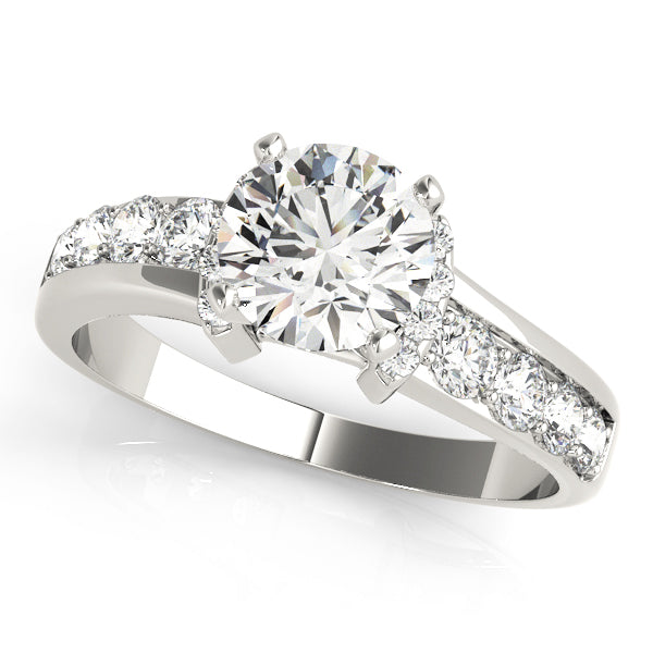 Single Row Prong Set Diamond Engagement Ring · 0.39 ct tw