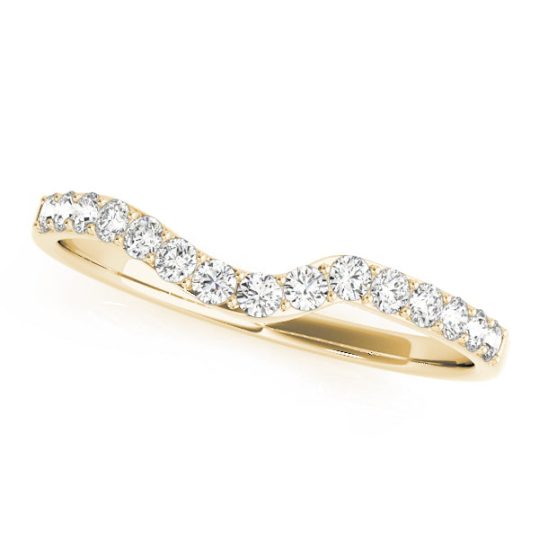 Curved Diamond Wedding Band · 0.23 ct tw