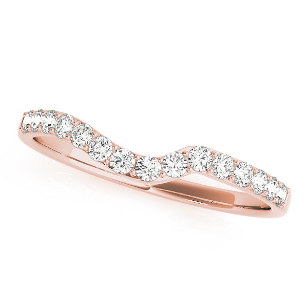 Curved Diamond Wedding Band · 0.23 ct tw