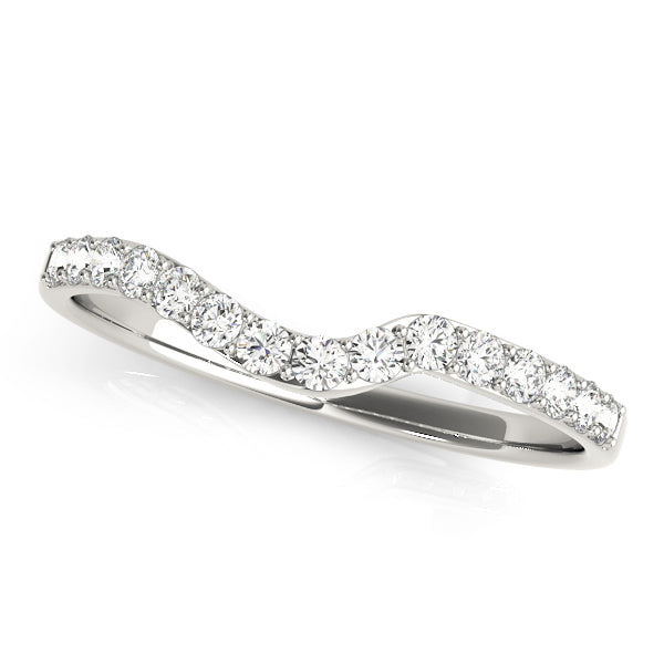 Curved Diamond Wedding Band · 0.23 ct tw