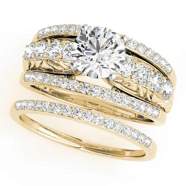 Multi-Row Diamond Engagement Ring · 0.72 ct tw
