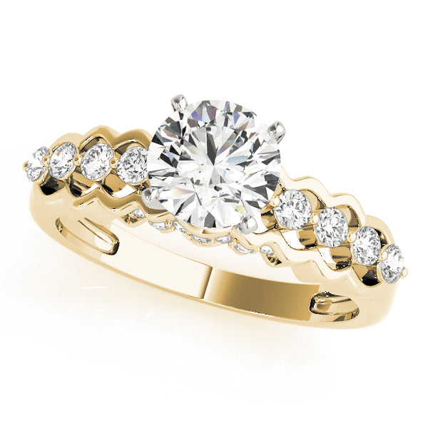 Single Row Prong Set Diamond Engagement Ring · 0.31 ct tw