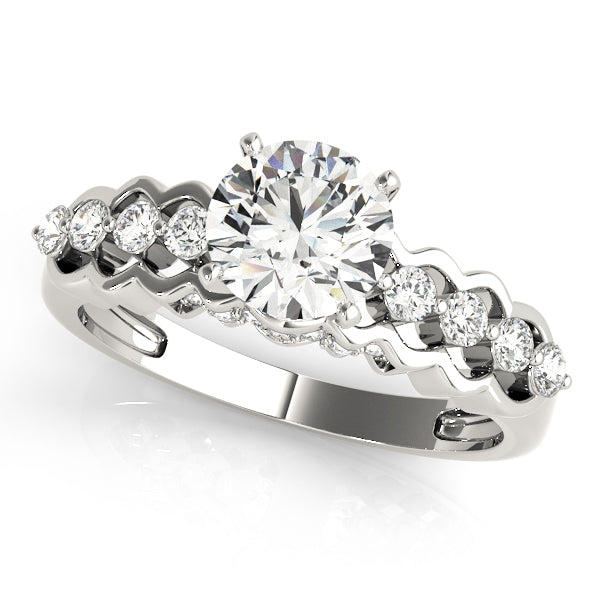 Single Row Prong Set Diamond Engagement Ring · 0.31 ct tw