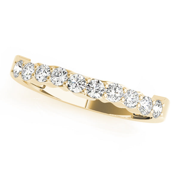 Curved Diamond Wedding Band · 0.35 ct tw