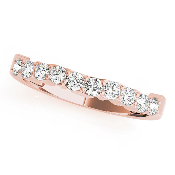 Curved Diamond Wedding Band · 0.35 ct tw