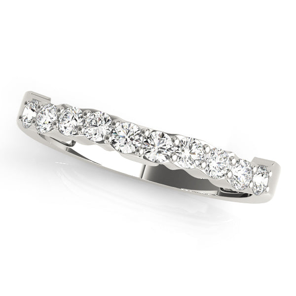 Curved Diamond Wedding Band · 0.35 ct tw