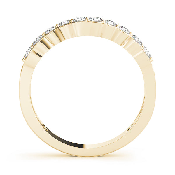 Curved Diamond Wedding Band · 0.35 ct tw