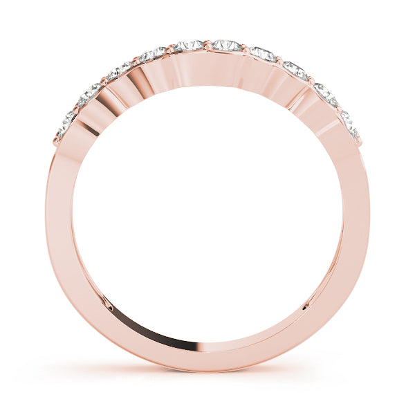 Curved Diamond Wedding Band · 0.35 ct tw