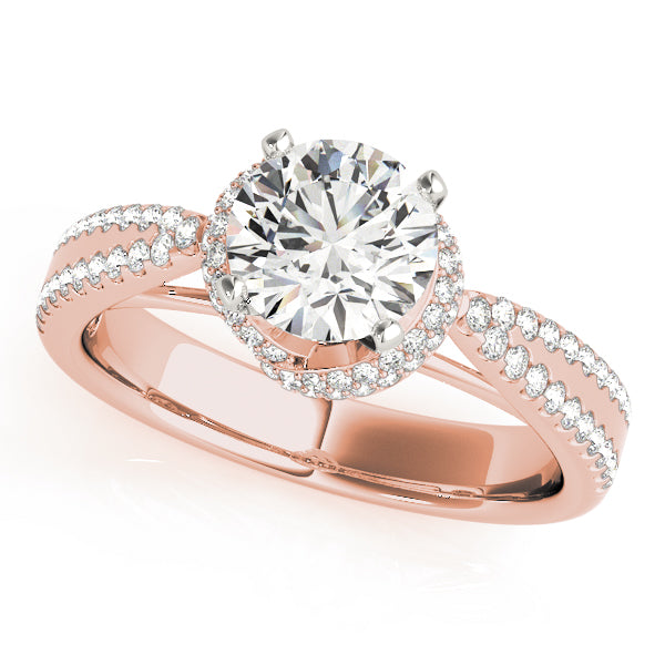 Multi-Row Diamond Engagement Ring · 0.48 ct tw