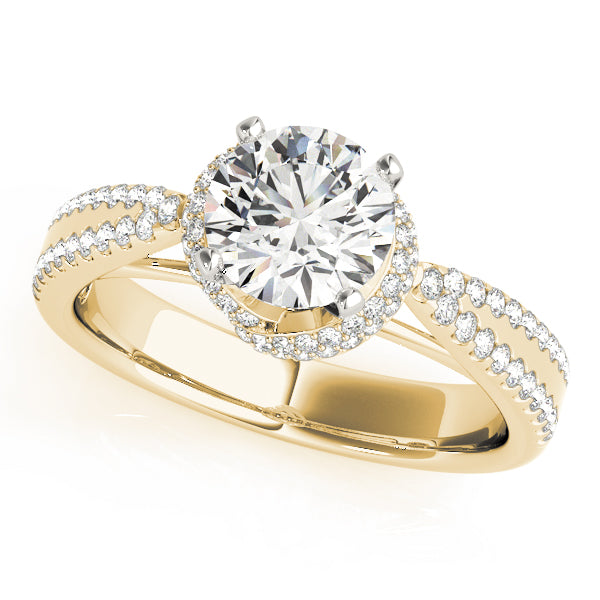 Multi-Row Diamond Engagement Ring · 0.48 ct tw
