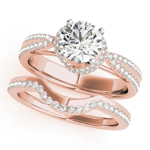 Multi-Row Diamond Engagement Ring · 0.48 ct tw