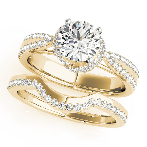 Multi-Row Diamond Engagement Ring · 0.48 ct tw