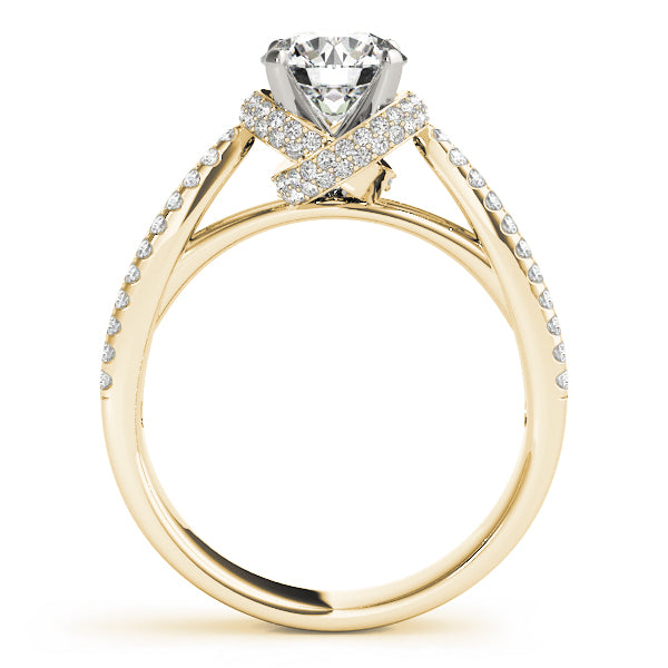 Multi-Row Diamond Engagement Ring · 0.48 ct tw