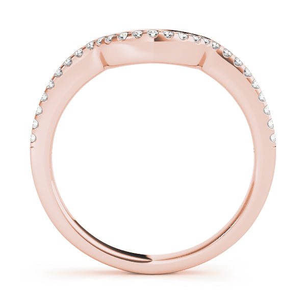 Curved Diamond Wedding Band · 0.12 ct tw
