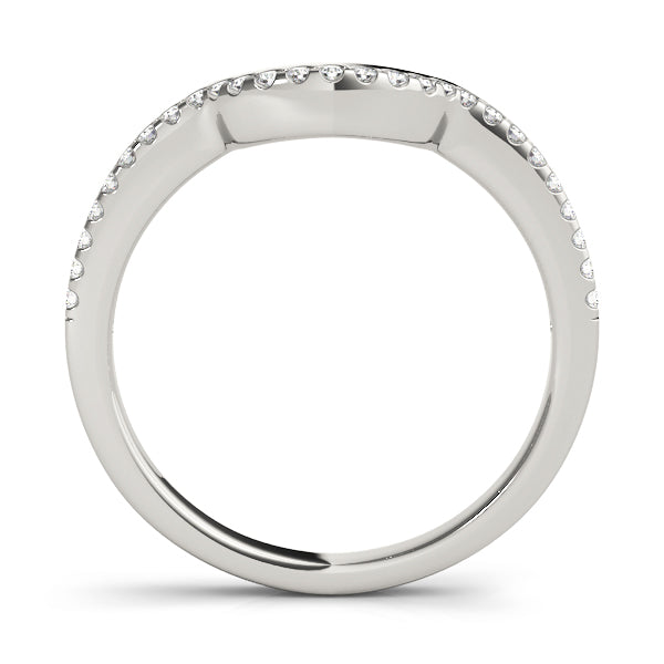 Curved Diamond Wedding Band · 0.12 ct tw