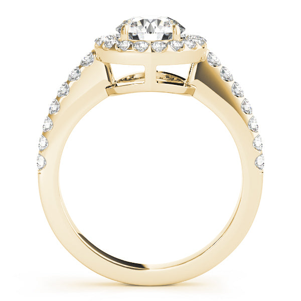 Round Halo Diamond Engagement Ring · 1.53 ct tw