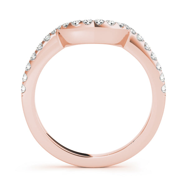 Curved Diamond Wedding Band · 0.14 ct tw