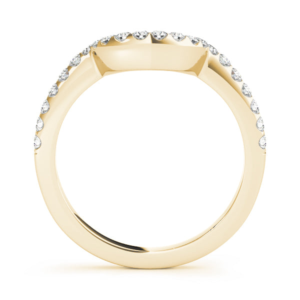 Curved Diamond Wedding Band · 0.14 ct tw