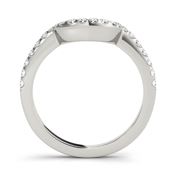 Curved Diamond Wedding Band · 0.14 ct tw