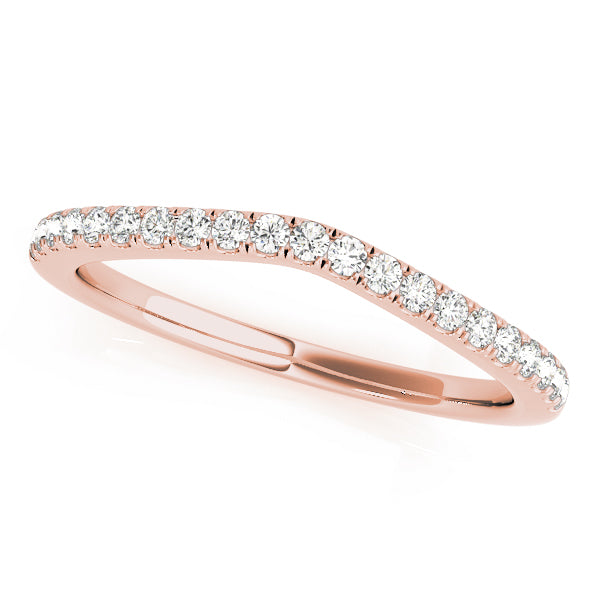 Curved Diamond Wedding Band · 0.20 ct tw
