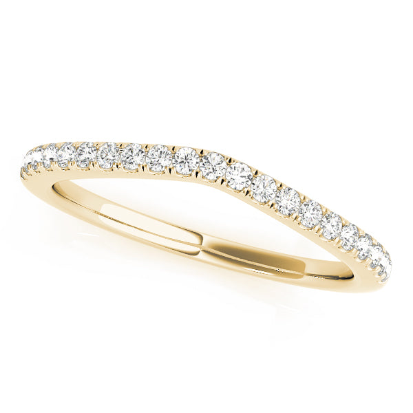 Curved Diamond Wedding Band · 0.20 ct tw