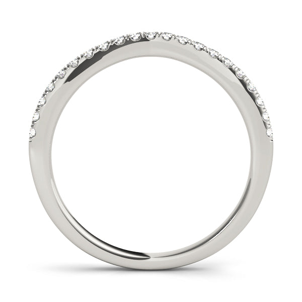 Curved Diamond Wedding Band · 0.20 ct tw