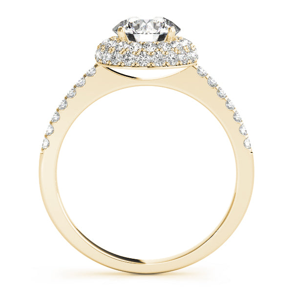 Round Halo Diamond Engagement Ring · 2.06 ct tw