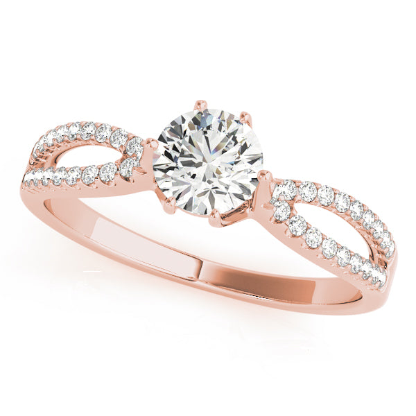 Round Multi-Row Diamond Engagement Ring · 1.15 ct tw