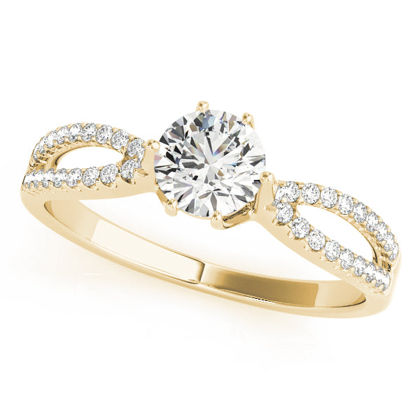 Round Multi-Row Diamond Engagement Ring · 0.65 ct tw