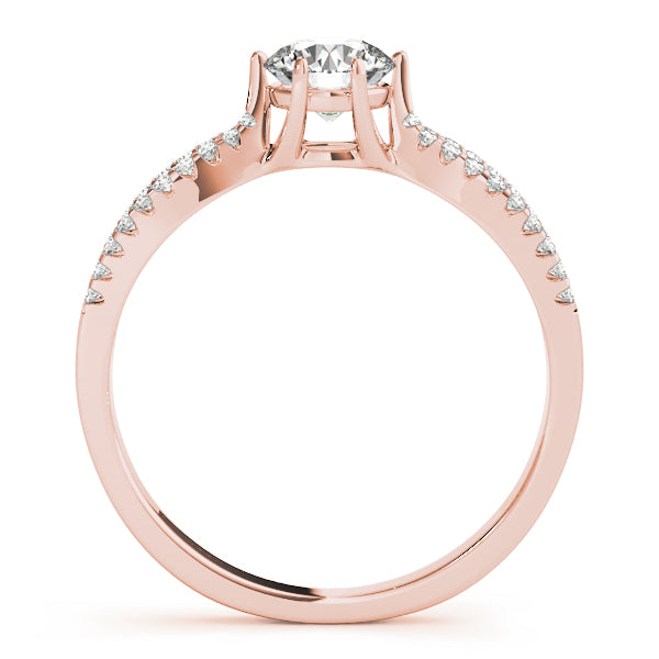 Round Multi-Row Diamond Engagement Ring · 1.15 ct tw