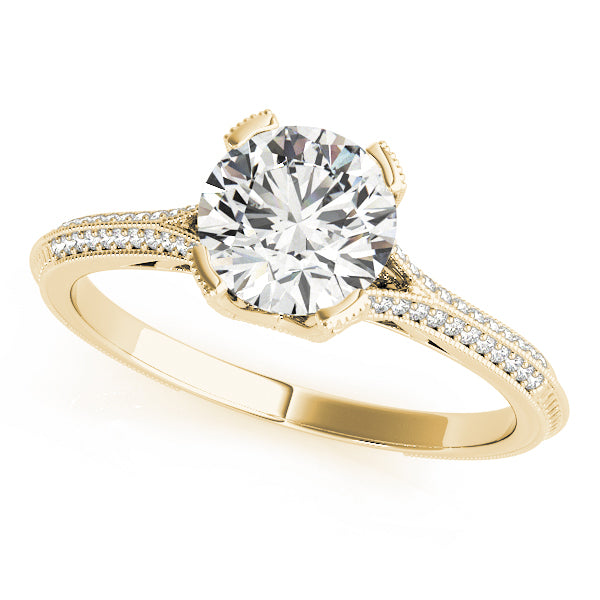 Round Multi-Row Diamond Engagement Ring · 1.14 ct tw