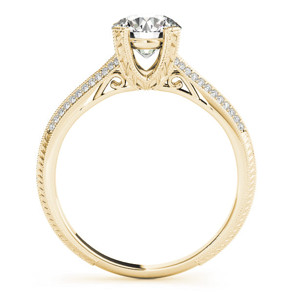 Round Multi-Row Diamond Engagement Ring · 0.64 ct tw