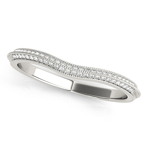 Pave Diamond Wedding Band · 0.16 ct tw