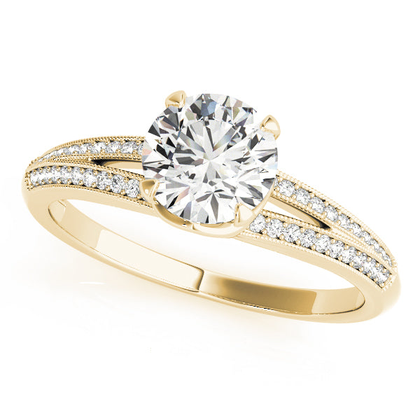 Round Multi-Row Diamond Engagement Ring · 0.47 ct tw