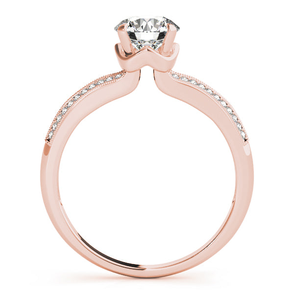 Round Multi-Row Diamond Engagement Ring · 0.68 ct tw